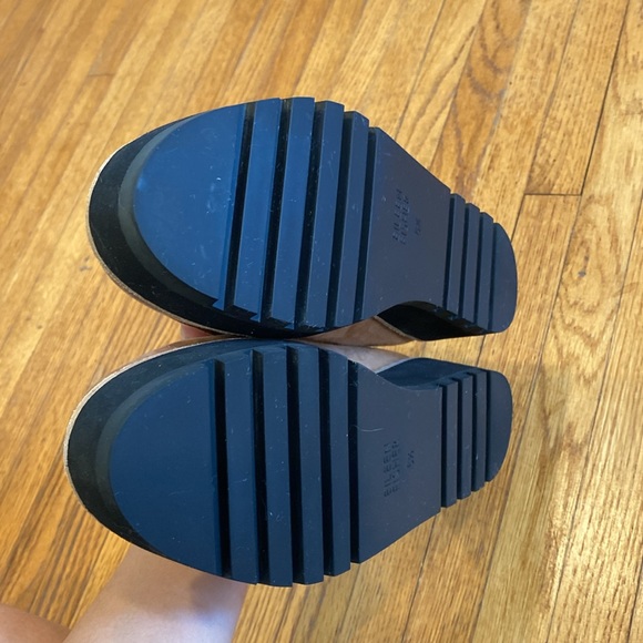 Eileen Fisher Ells Platform Loafers Size 6.5 Brown Suede Slip On Sneakers - Picture 9 of 10